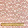 Algodón estampado LIPELO Rosa té / Blanco